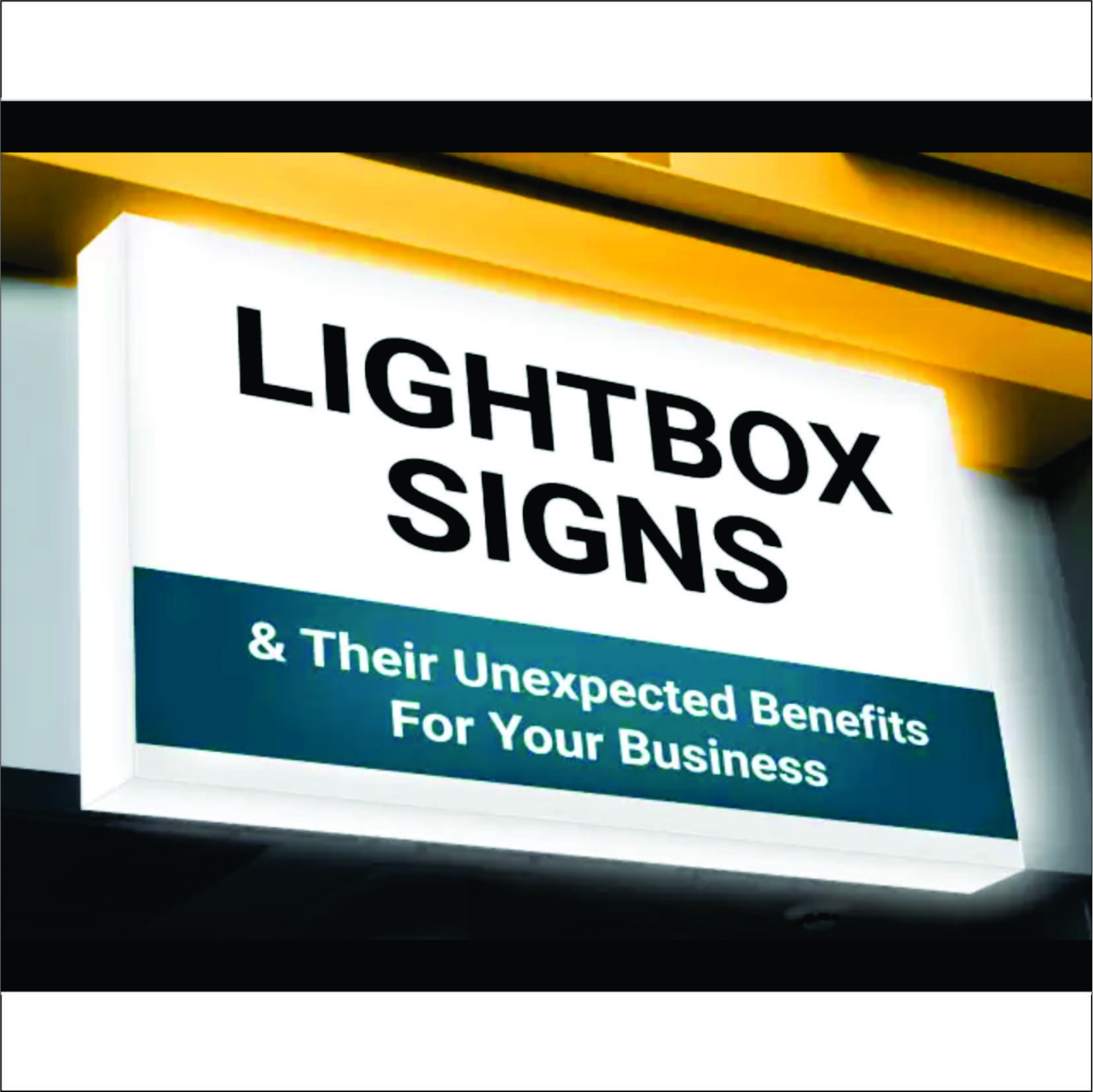 Glowing Store Lightbox