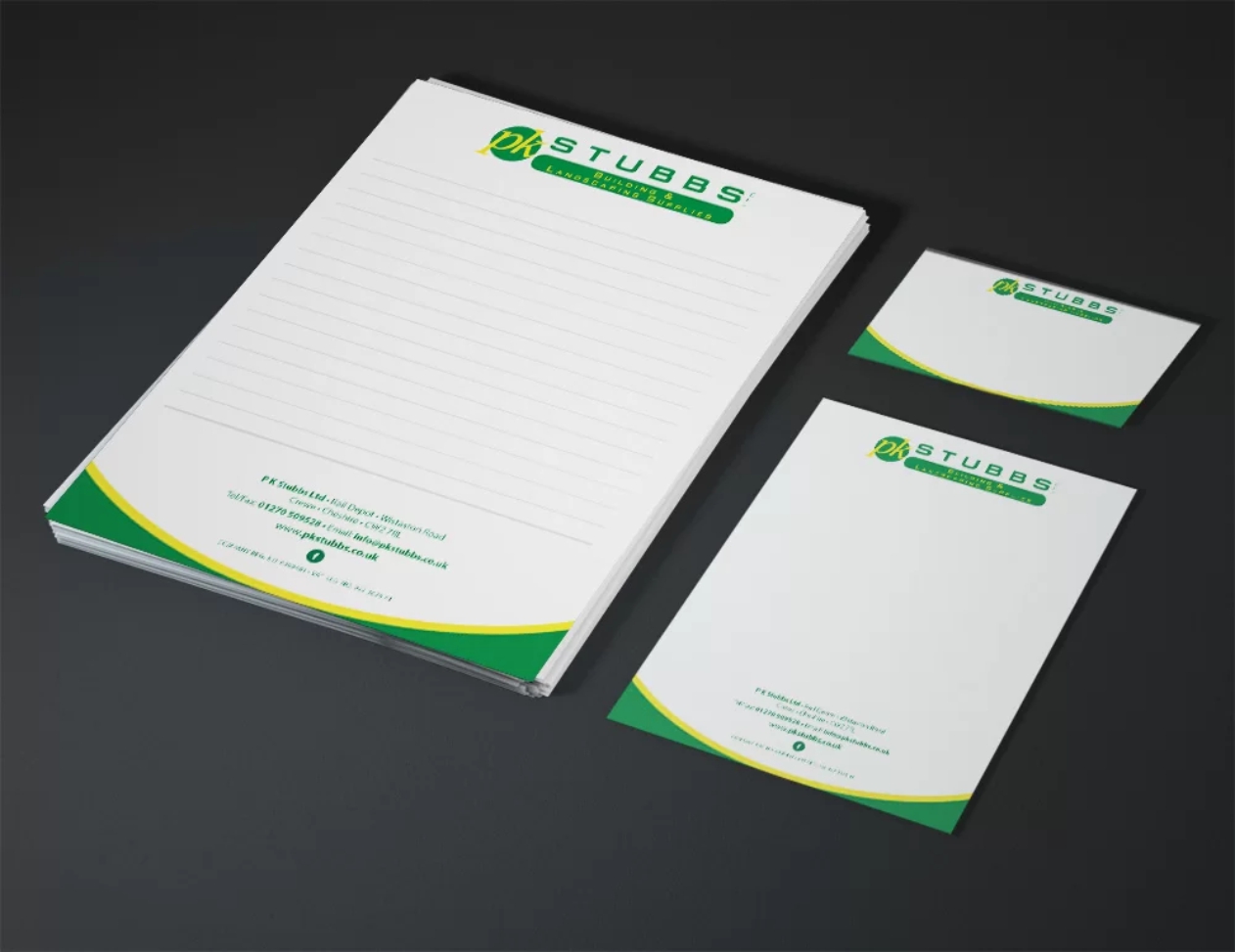 Notepad stack on desk