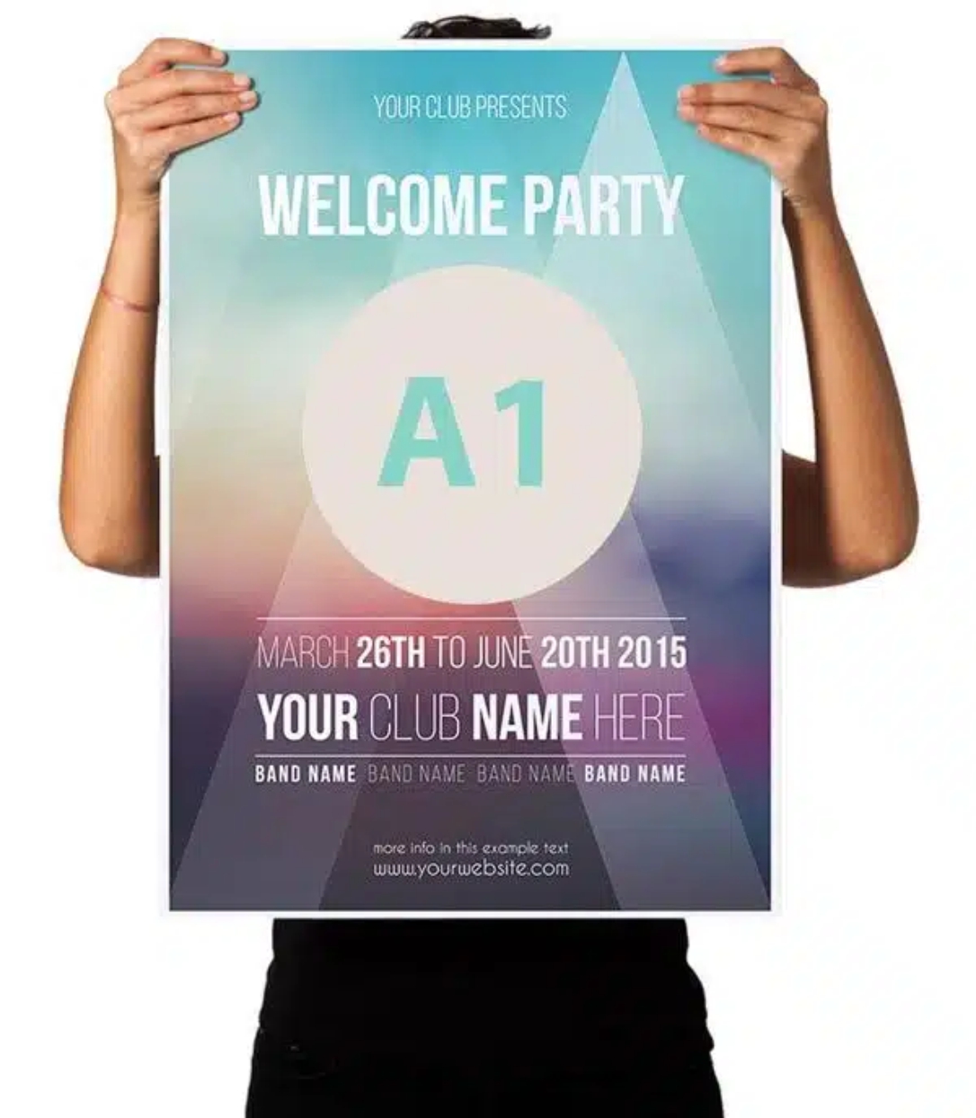 Wall poster example